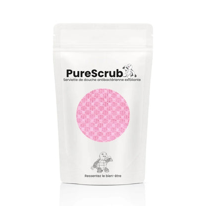 PureScrub™ - Serviette de douche exfoliante antibactérienne
