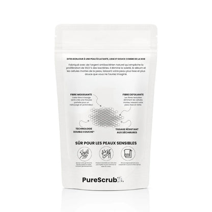 PureScrub™ - Serviette de douche exfoliante antibactérienne