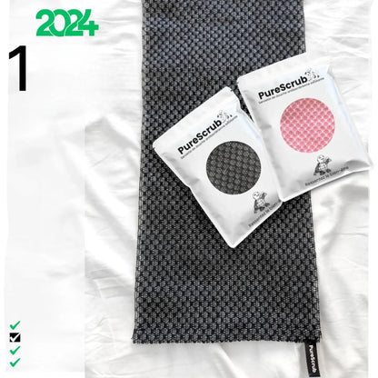 PureScrub™ - Serviette de douche exfoliante antibactérienne