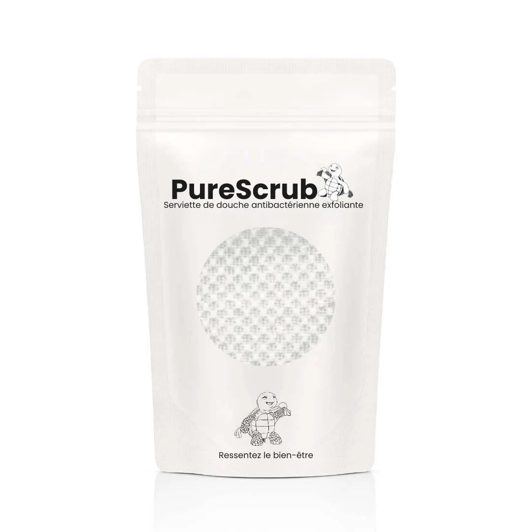 PureScrub™ - Serviette de douche exfoliante antibactérienne