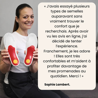 OrthoRelief™ — Semelles de soutien et confort actif