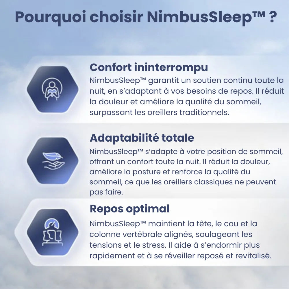 Oreiller à mémoire de forme NimbusSleep™