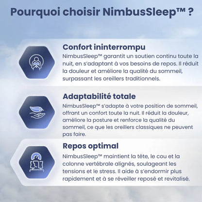 Oreiller à mémoire de forme NimbusSleep™